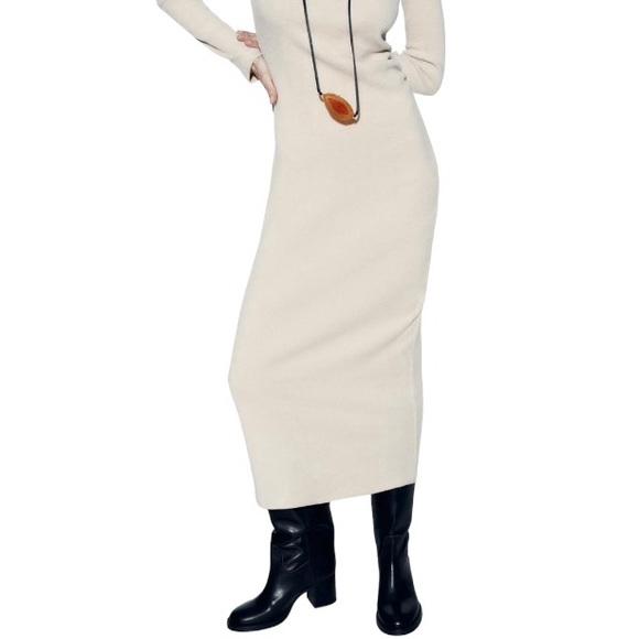 Zara Soft Gathered Detail Maxi Dress - Picture 5 of 11